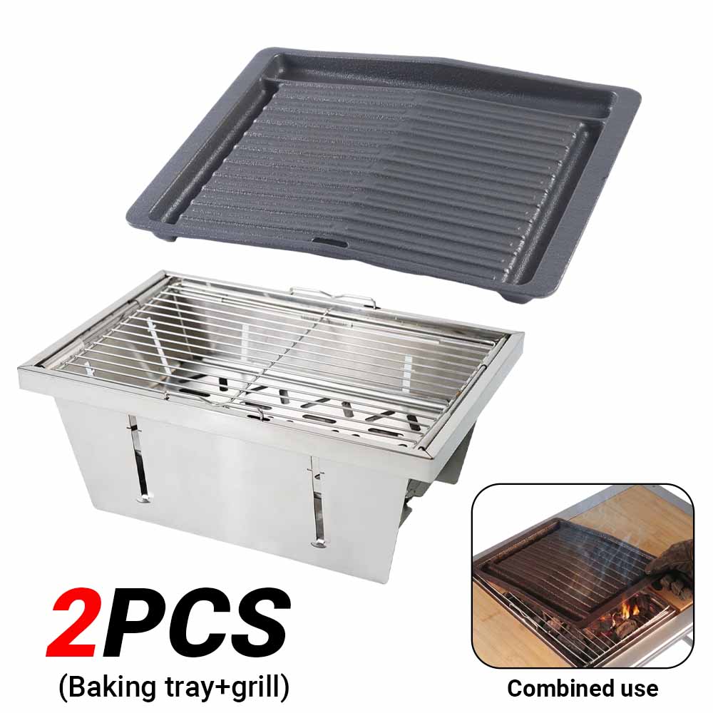 Outdoor Camping Fire Pit - パンダツアー キャンピング アウトドア IGT 1ユニット 鋳鉄グリルパン