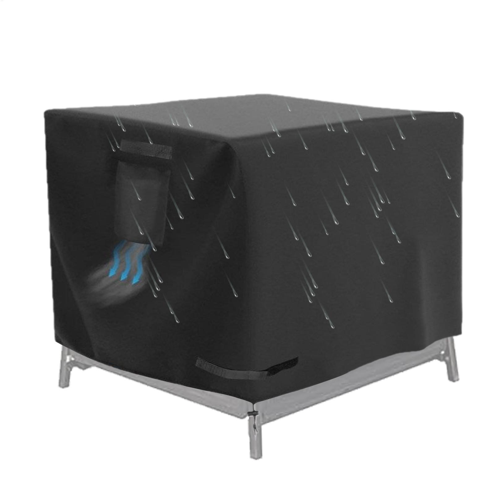 Outdoor Camping Fire Pit - ファイヤーピットカバー スクエア 30インチ 防水シールド ファイヤーテーブルカバー パティオ