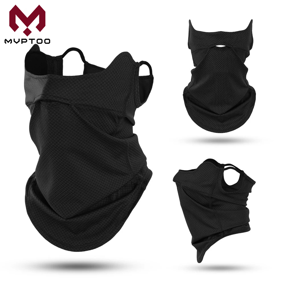Trekking Gaiters - UV保護付きの通気性のあるフェイスカバー,スポーツ,サイクリング,釣り,ハイキング,ランニング用の速乾性マスク付きのバンダナ