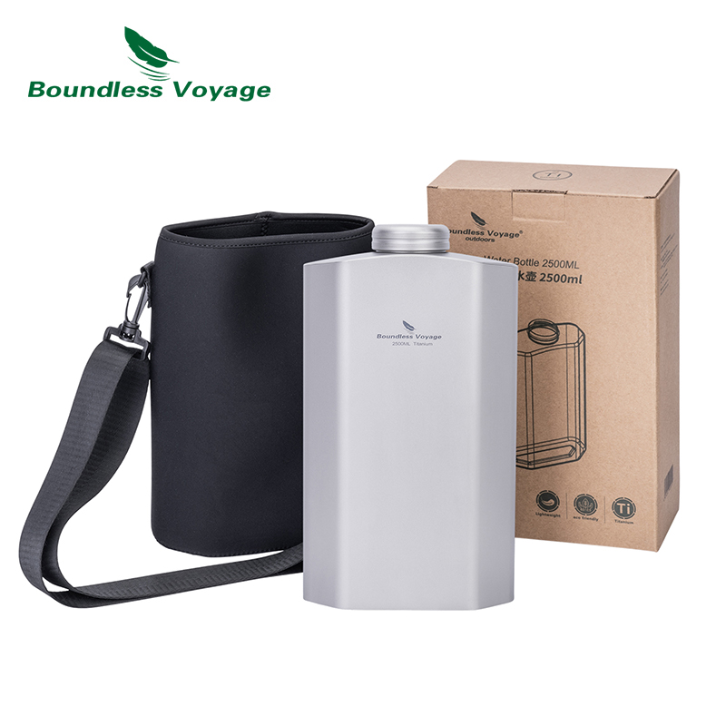Outdoor Camping Water Jug - Boundless Voyage チタン 2.5L ウォーターボトル アウトドア