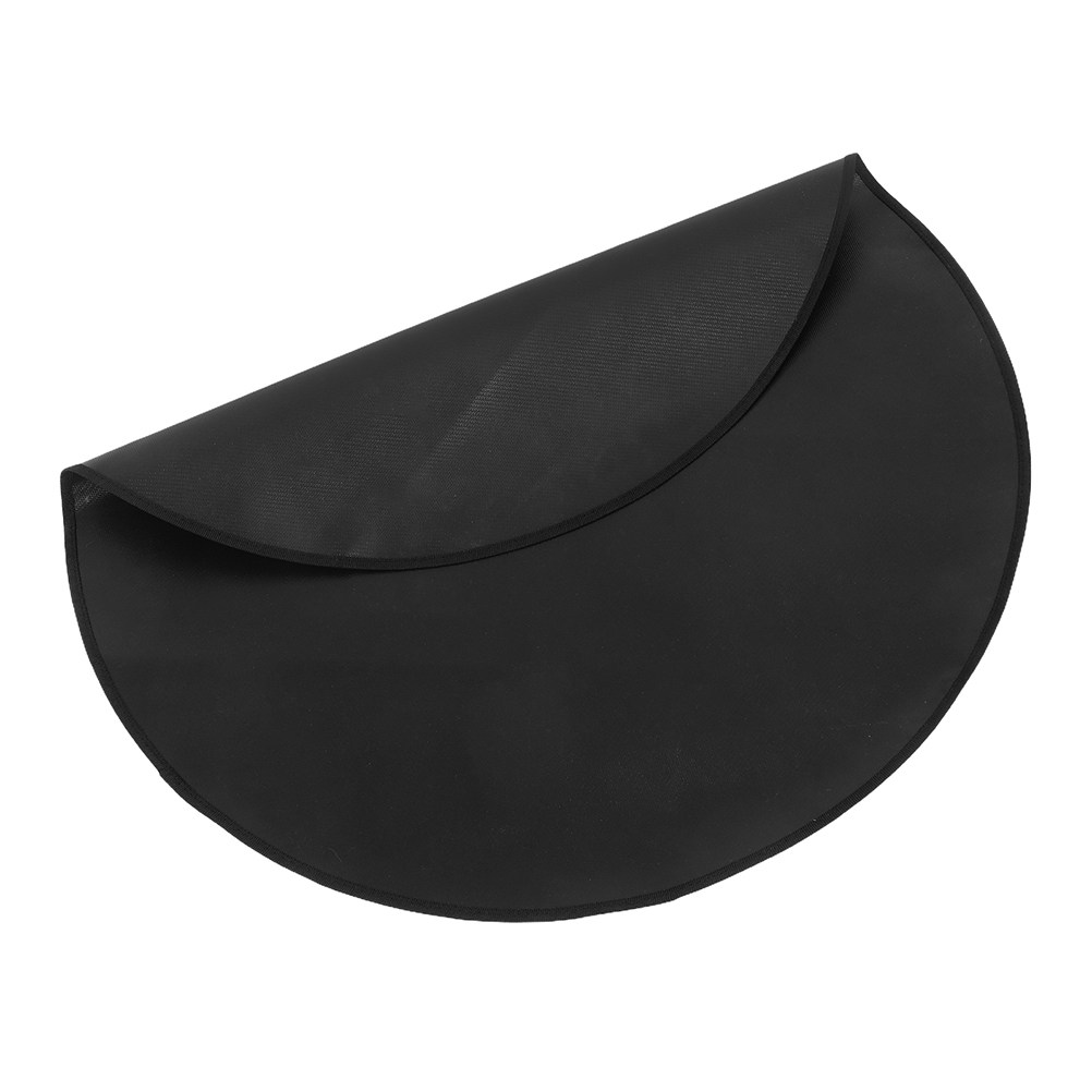 Outdoor Camping Fire Pit - 24 インチラウンド耐熱耐火マット屋外バーベキューグリルパッドファイヤーピットフロアプロテクターキャンプバーベキューデッキ安全マット