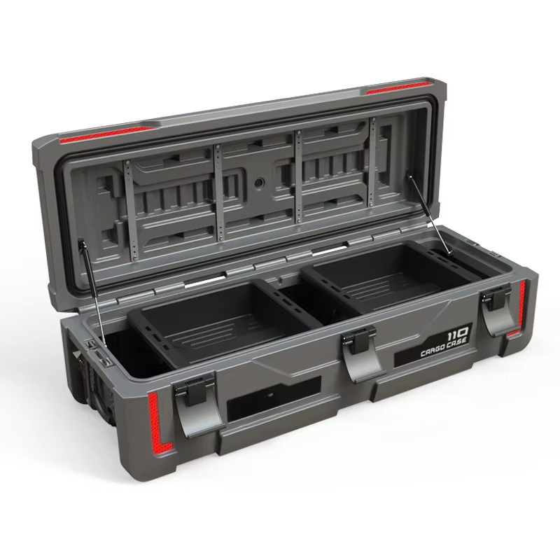 Outdoor Camping Box - 新しいユニークな4x4アウトドアキャンプアクセサリー110プラスチックツール収納ボックスケースヘビーデューティーカールーフラックマウントツールボックス