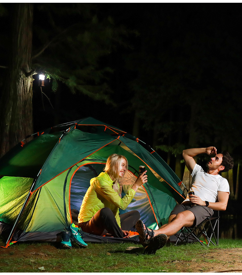 屋外防水2-3人用キャンプハイキングビーチ折りたたみ自動ポッ - Outdoor Camping Tent Waterproof のレビューと価格