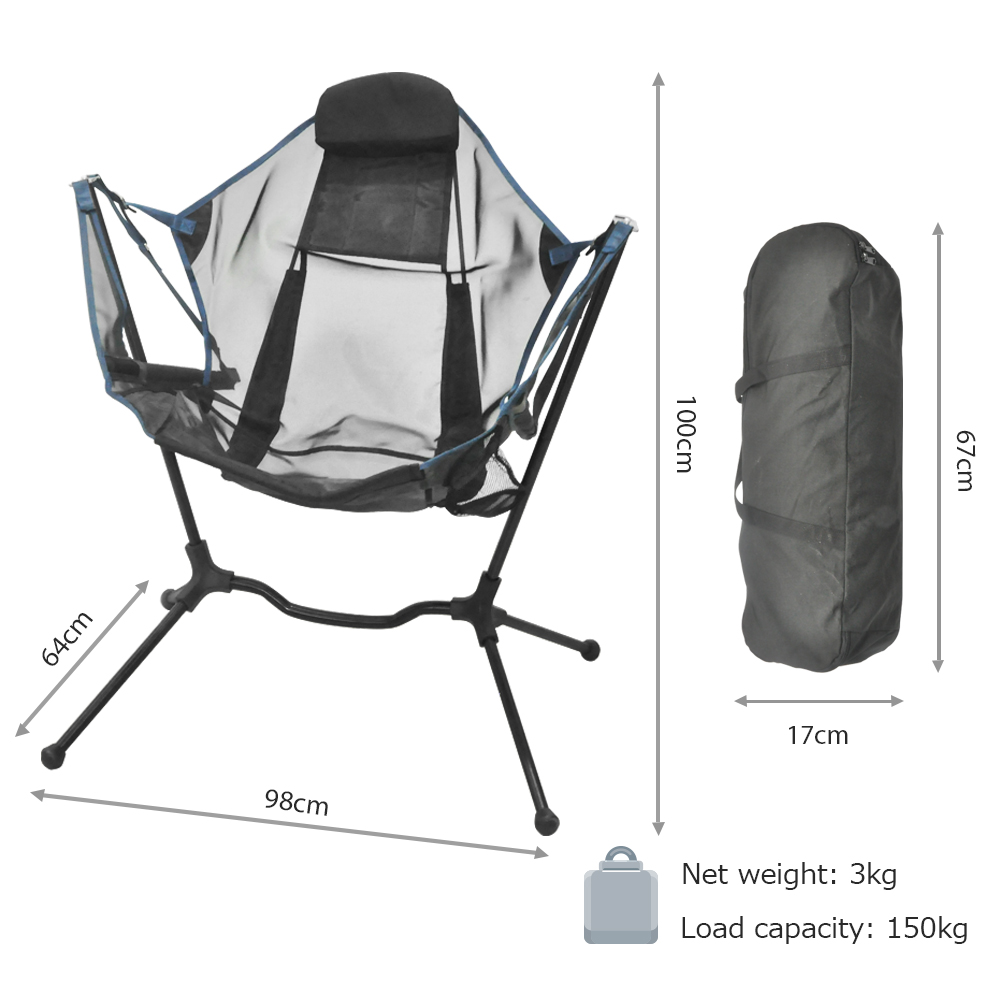 カスタムロゴ入り屋外用ポータブルバックパック揺動式キャンプ折 - Outdoor Camping Logo のレビューと価格
