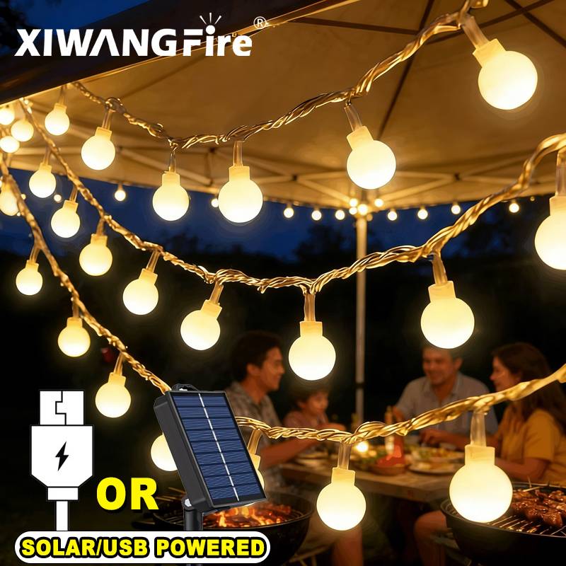 3-10M ソーラー/USB/バッテリー式ストリングライト、 - Outdoor Camping Tent Waterproof のレビューと価格