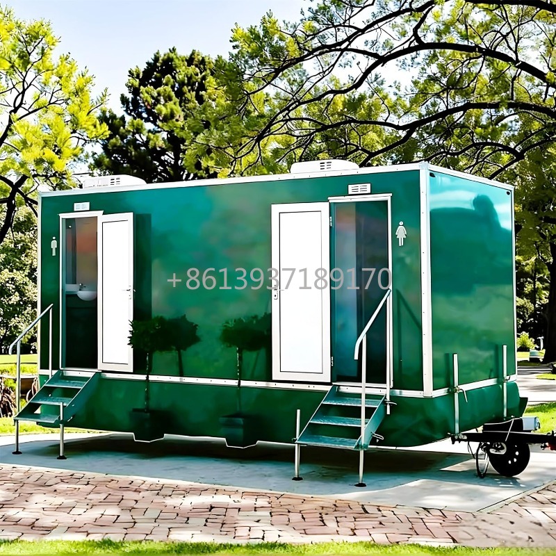 移動式トイレトレーラー（洗面台とシャワー付き）屋外キャンプ用 - Outdoor Camping Trailer のレビューと価格