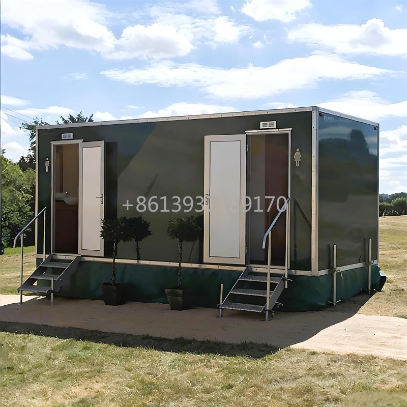 移動式トイレトレーラー（洗面台とシャワー付き）屋外キャンプ用 - Outdoor Camping Trailer のレビューと価格
