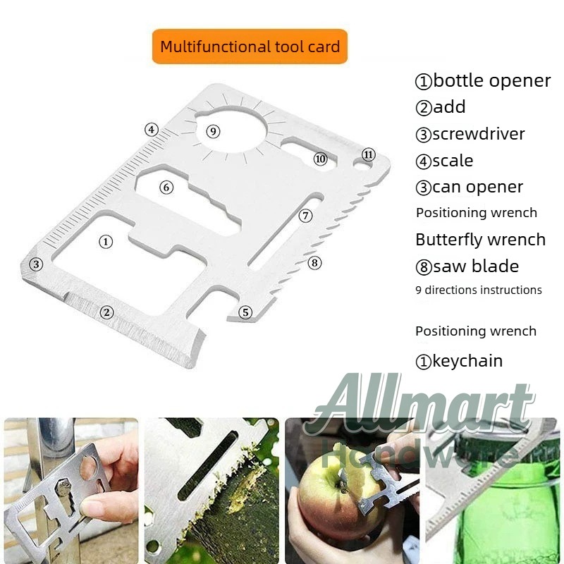 多機能ポータブルEDCサバイバルツールボックス、アウトドアキ - Outdoor Camping Box のレビューと価格
