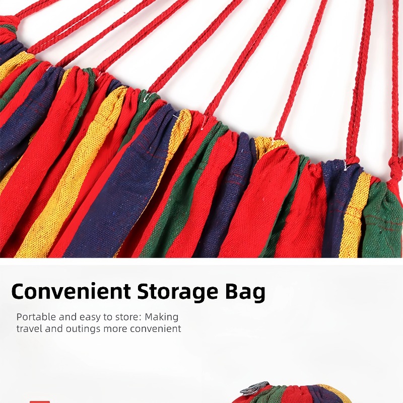 厚手のキャンバス製屋外ハンモックスイング 大人用 ポータブル - Outdoor Camping Store のレビューと価格