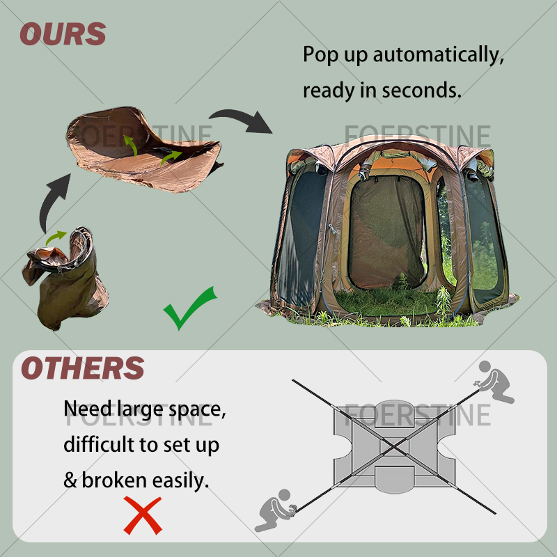 屋外キャンプテント 6人用 OEM ODM ファミリー防水キ - Outdoor Camping Tent Waterproof のレビューと価格