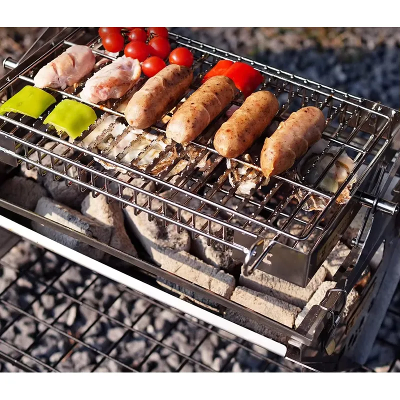 カスタム折りたたみ式ポータブル焚き火台グリルフリップBBQ焚 - Outdoor Camping Fire Pit のレビューと価格