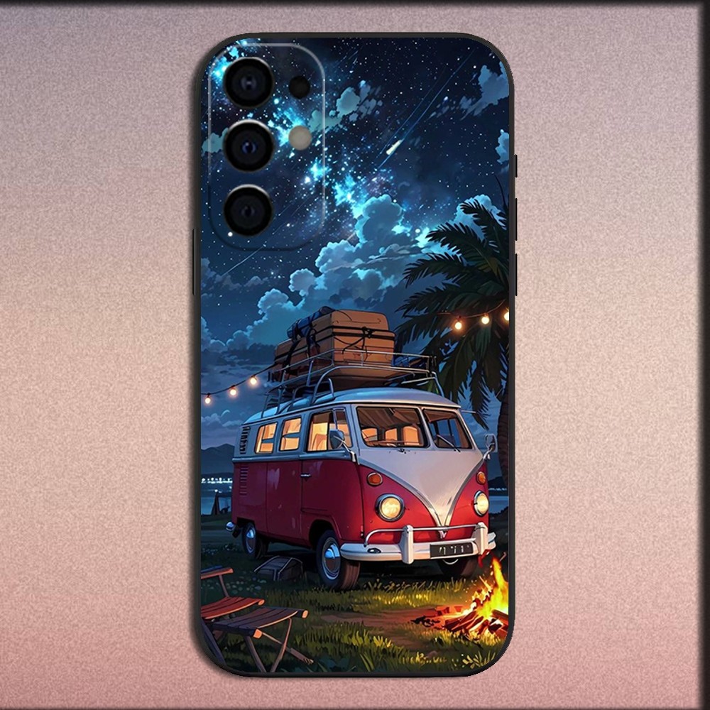 キャンプ用電話ケース,Samsung s25,s24,s21 - Outdoor Camping Anime のレビューと価格