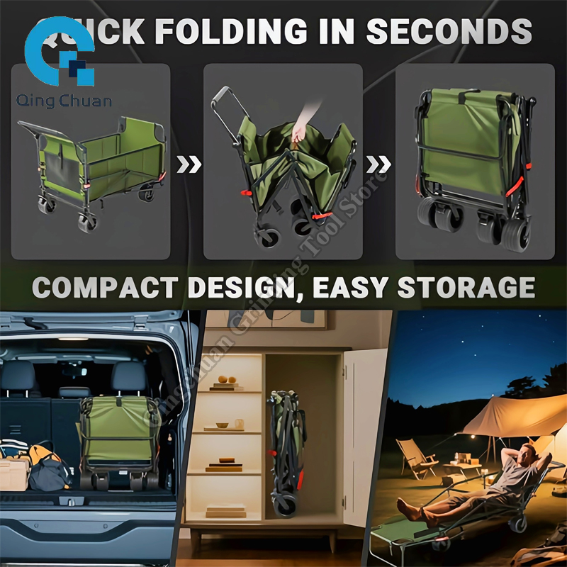 キャンプ用トロリー 多機能 アウトドア 大型 ビーチ ガーデ - Outdoor Camping Trailer のレビューと価格