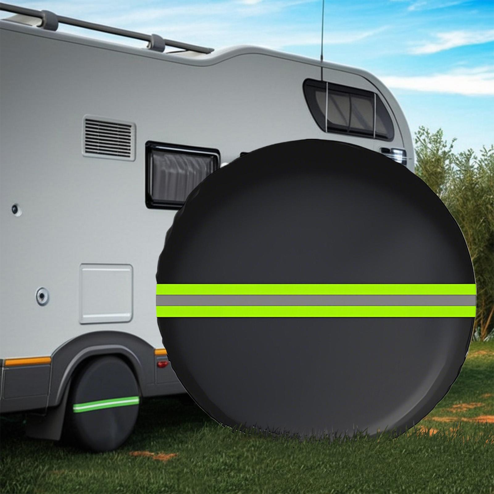 ホイールカバー UV防止トレーラーホイールカバー防水防塵反射 - Outdoor Camping Trailer のレビューと価格