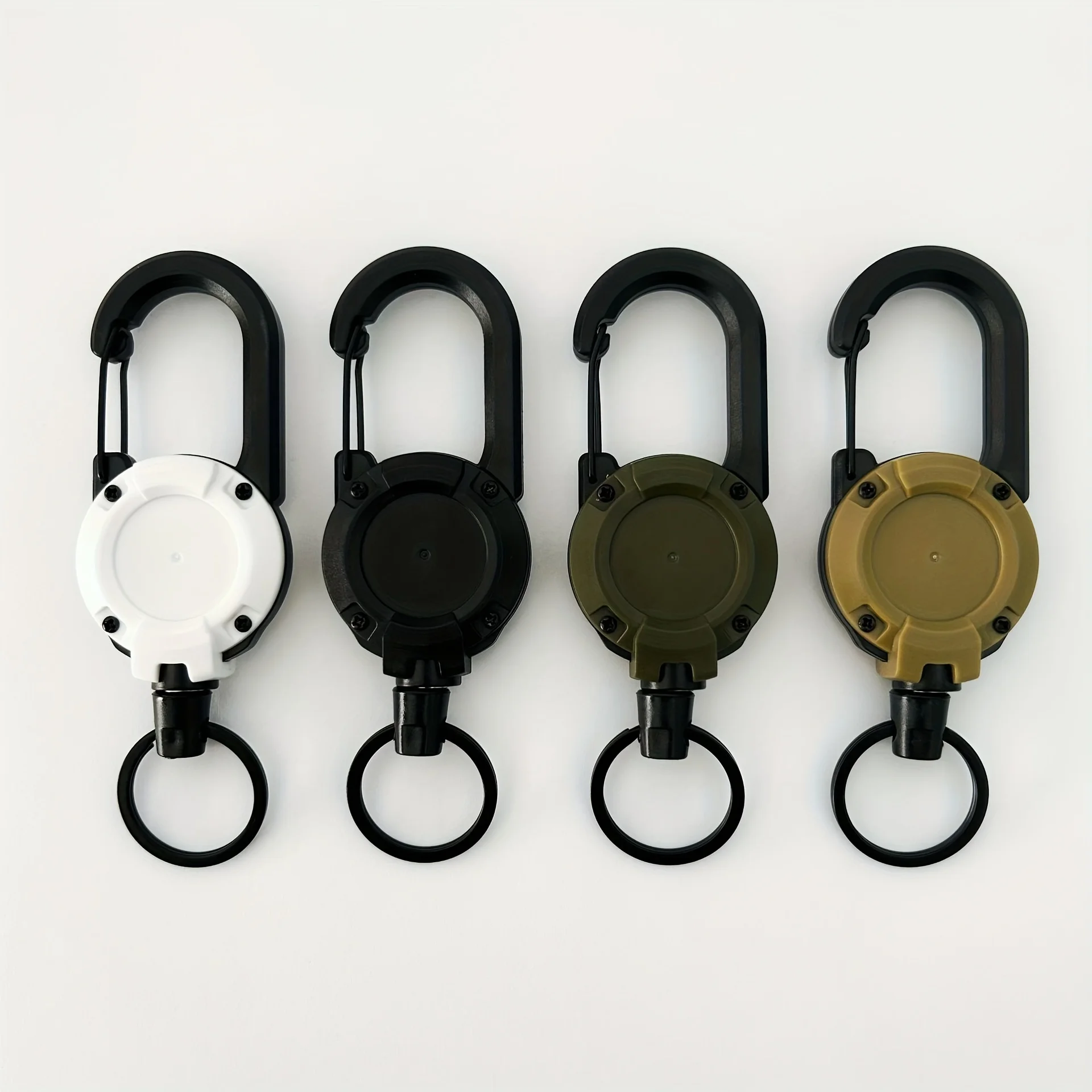 拡張可能な格納式ホルダーキーホルダーバッジリール高耐久クリッ - Outdoor Camping Logo のレビューと価格