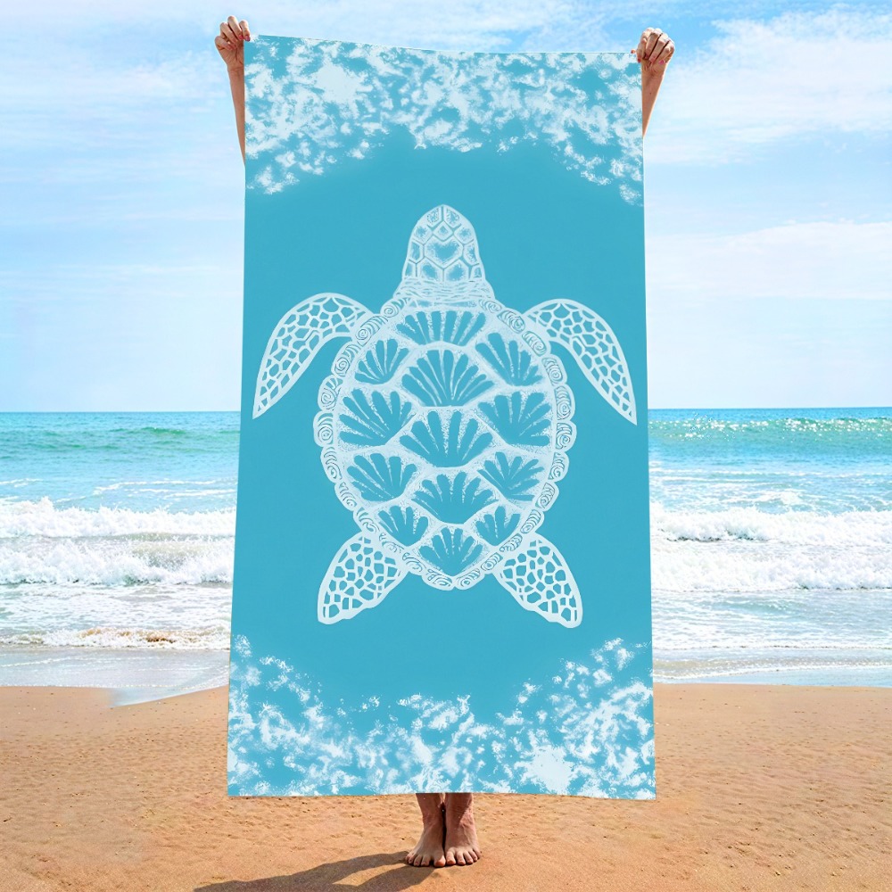 27.5x55インチ ブルーオーシャン クラゲ バスタオル  - Camp Towel Microfiber のレビューと価格