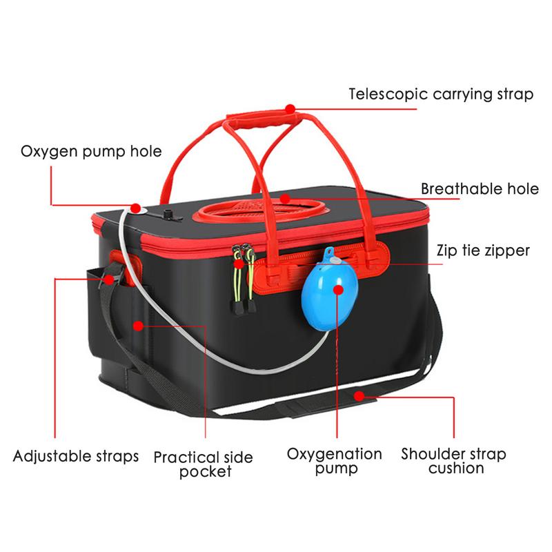 多機能フィッシングベイトバケット,折りたたみ式フィッシングバ - Outdoor Camping Store のレビューと価格