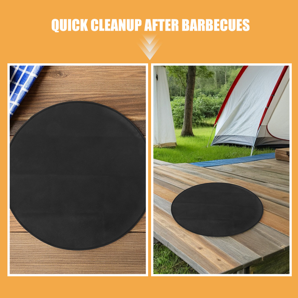 耐火性丸型BBQマット 24インチ 耐熱屋外ファイヤーピット - Outdoor Camping Fire Pit のレビューと価格
