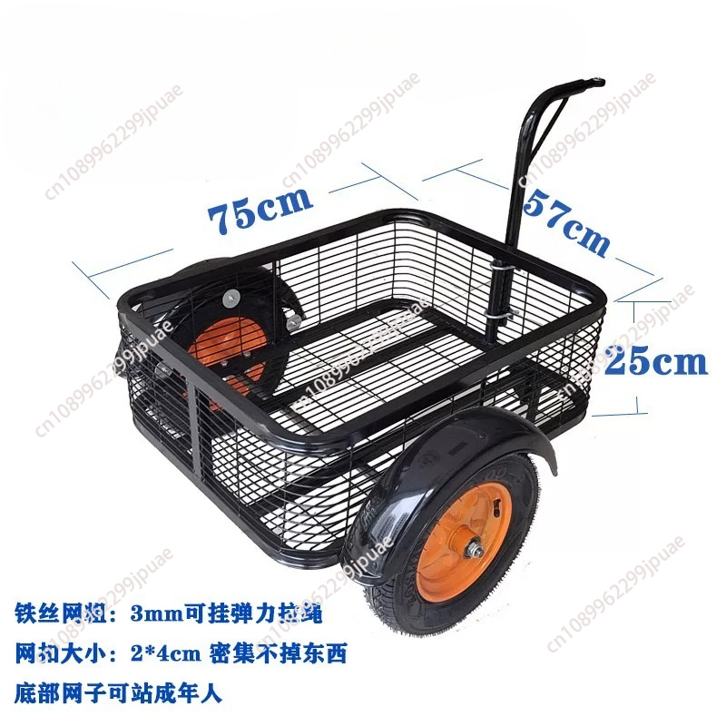金属製屋外電動モバイルトレーラーホイール キャンプ 釣り ポ - Outdoor Camping Trailer のレビューと価格