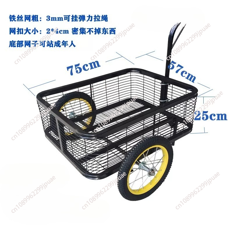 金属製屋外電動モバイルトレーラーホイール キャンプ 釣り ポ - Outdoor Camping Trailer のレビューと価格