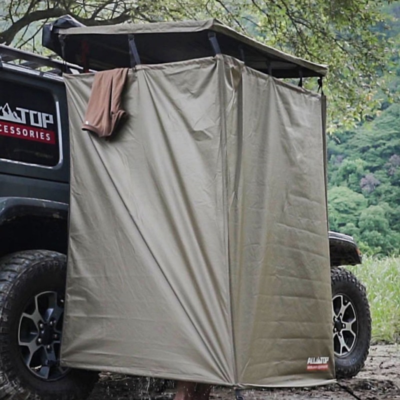 屋外車用サイドシャワーテント 防水日よけ折りたたみ式ポータブ - Outdoor Camping Tent Waterproof のレビューと価格