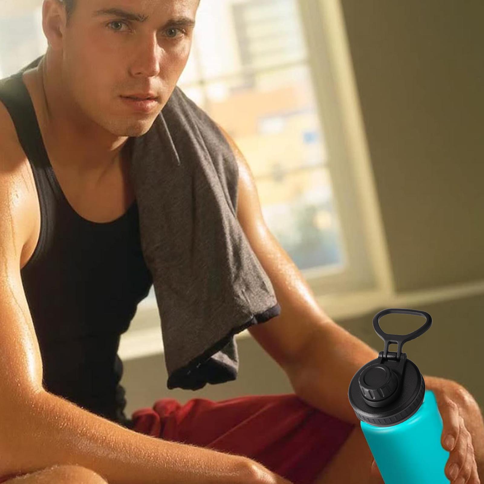 水筒の蓋交換用アクセサリー、ハンドル付き水筒口カバー、ジム、 - Outdoor Camping Water Jug のレビューと価格