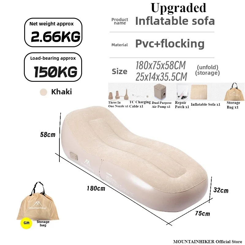 MOUNTAINHIKER 180x75x58CM 新しいイ - Outdoor Camping Cot のレビューと価格