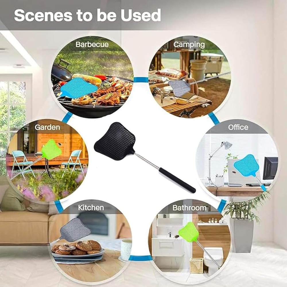 屋内外兼用プロ仕様伸縮式ハエたたき ステンレス鋼ハンドル 耐 - Outdoor Indoor Camping のレビューと価格