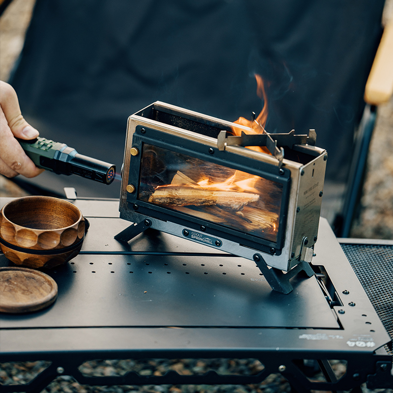 ゴウアウト スプリングヒル ミニ焚き火台 アウトドア キャン - Outdoor Camping Fire Pit のレビューと価格