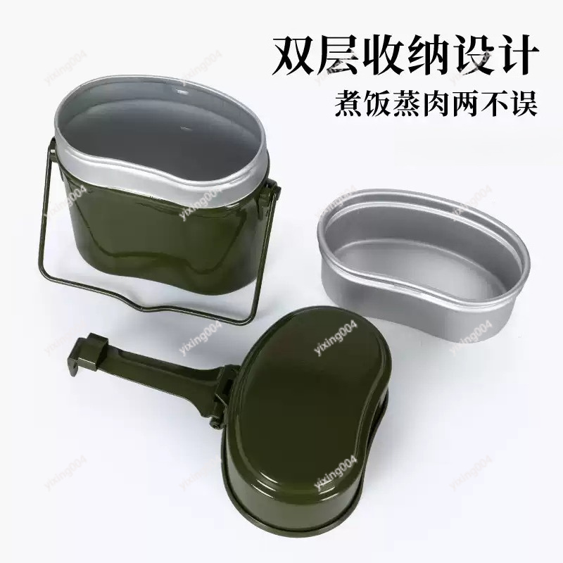 アウトドアキャンプ用分割弁当箱 耐熱アルミ製食品容器 - Outdoor Camping Box のレビューと価格