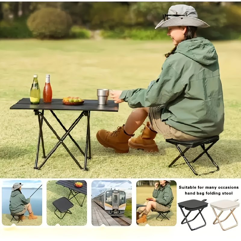    折りたたみ釣り用スツールポータブルアウトドアキャンプ - Outdoor Camping Store のレビューと価格
