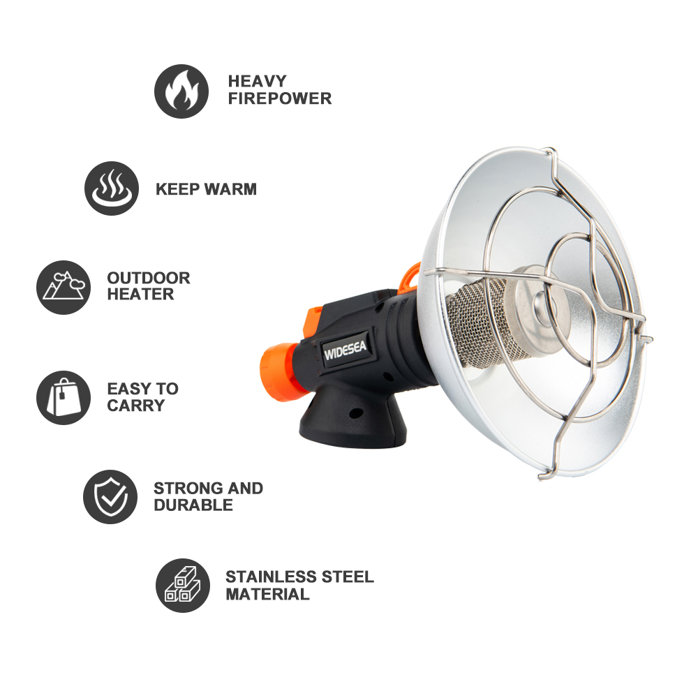 Widesea キャンプヒーターポータブルステンレス鋼暖炉冬 - Outdoor Camping Gas Heater のレビューと価格