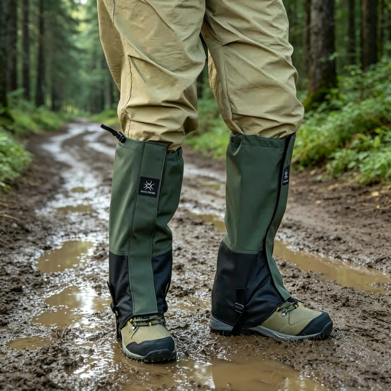 アウトドア旅行用防水レッグゲイター、レギンスシューズ、ハンテ - Trekking Gaiters のレビューと価格
