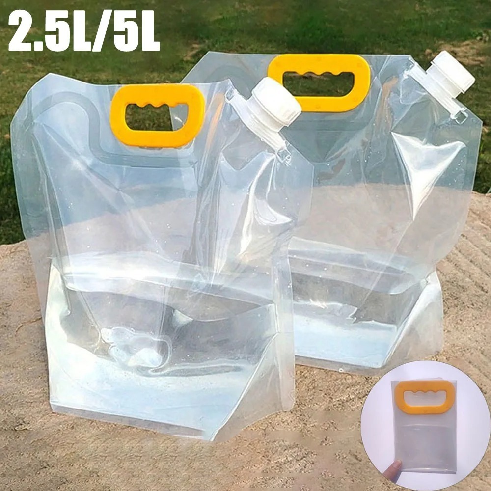 5L ポータブルウォーターバッグ折りたたみバケツ収納水容器水 - Outdoor Camping Water Jug のレビューと価格