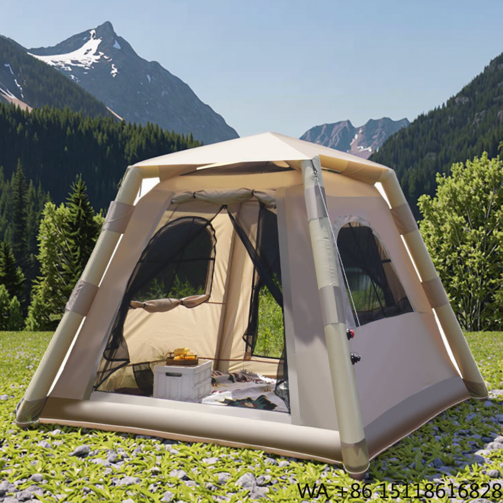 高級オックスフォード製ハンディインフレータブルキャンプテント - Outdoor Camping Tent Waterproof のレビューと価格