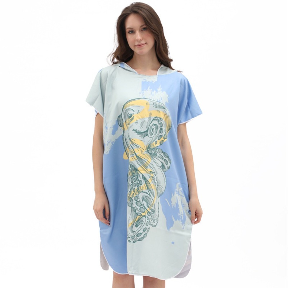 フラミンゴ女性用バスローブ 31.5x39インチ ウェアラブ - Camp Towel Microfiber のレビューと価格