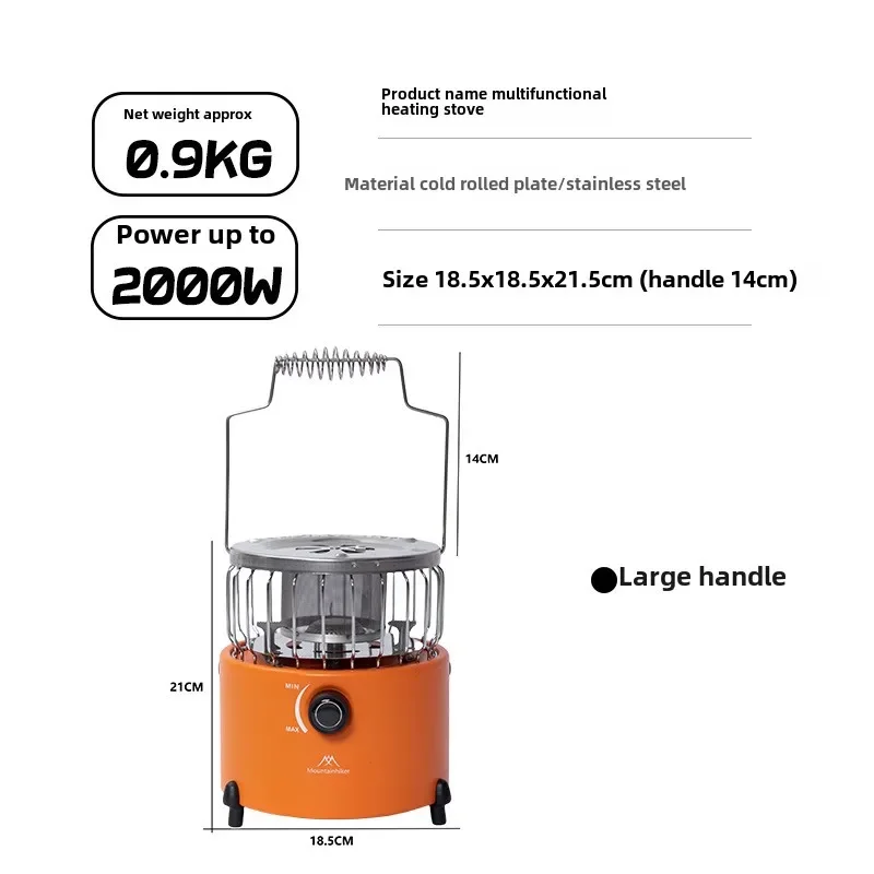 MOUNTAINHIKER ポータブル 2000W ガスヒー - Outdoor Camping Gas Heater のレビューと価格