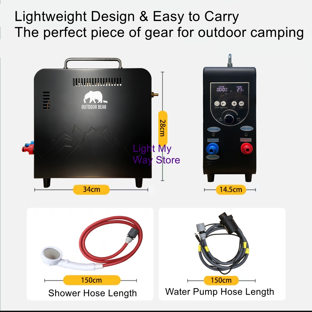 屋外用ポータブルガス給湯器 |   キャンプやRV車に特化し - Outdoor Camping Gas Heater のレビューと価格