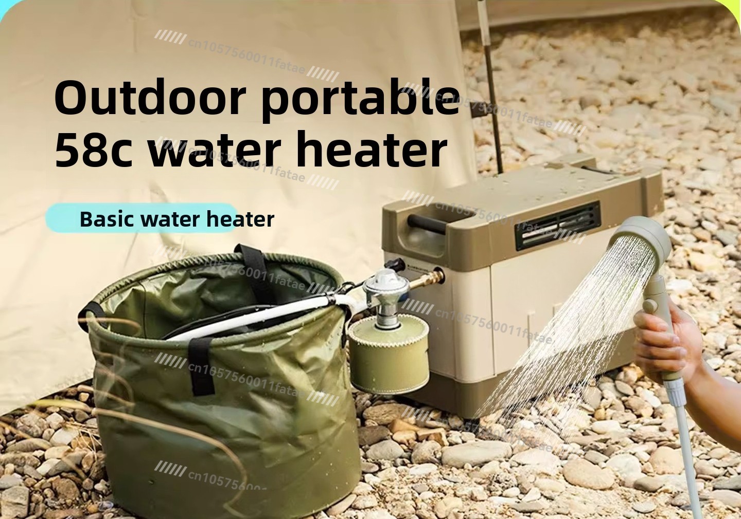 屋外シャワー キャンプ用温水器 ポータブルガスバス アーティ - Outdoor Camping Gas Heater のレビューと価格