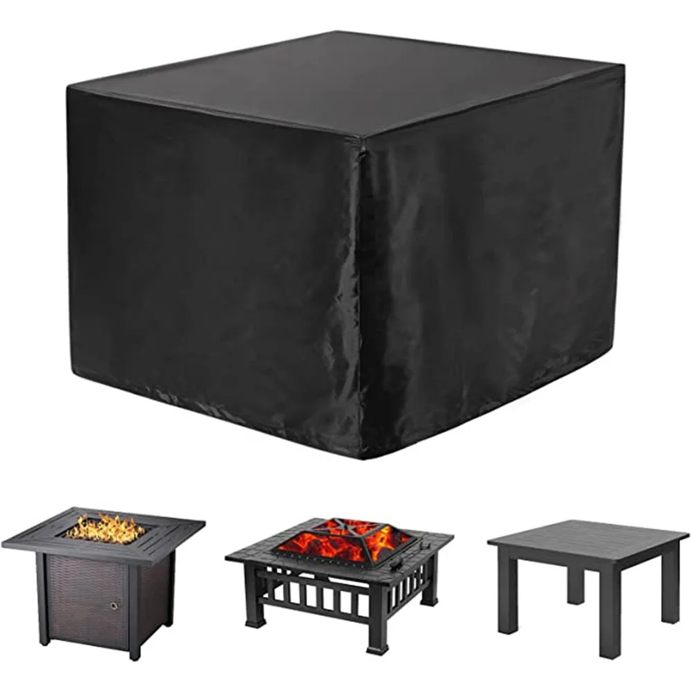 巾着開閉式防水正方形ファイヤーピットカバー - 耐久性のある - Outdoor Camping Fire Pit のレビューと価格