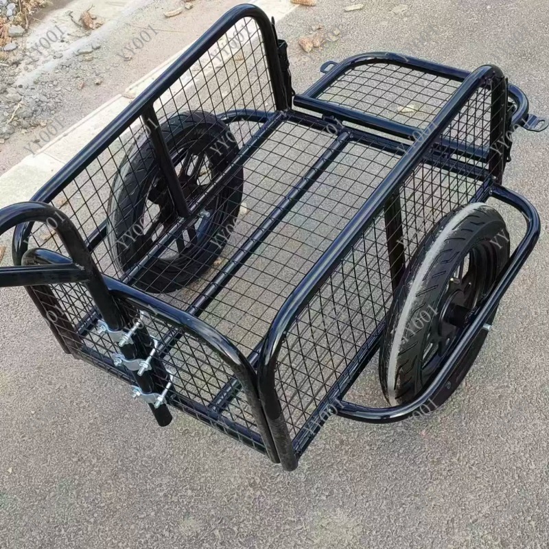 屋外自転車用リアトレーラーカーゴカート、キャンプ、釣り、屋台 - Outdoor Camping Trailer のレビューと価格