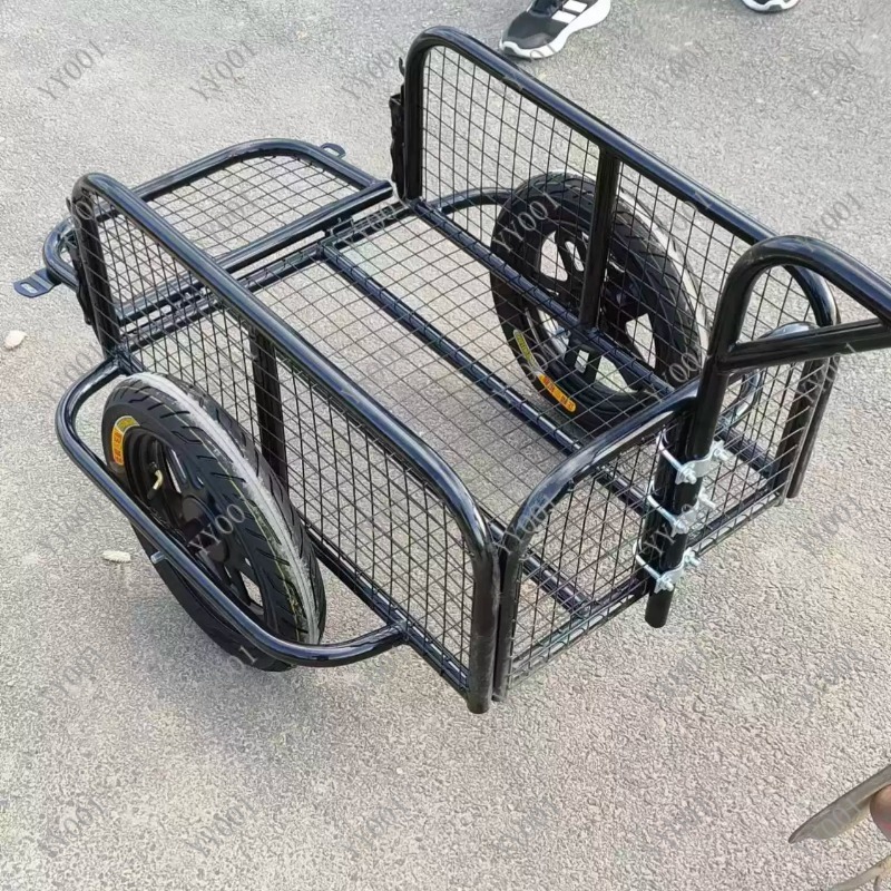 屋外自転車用リアトレーラーカーゴカート、キャンプ、釣り、屋台 - Outdoor Camping Trailer のレビューと価格