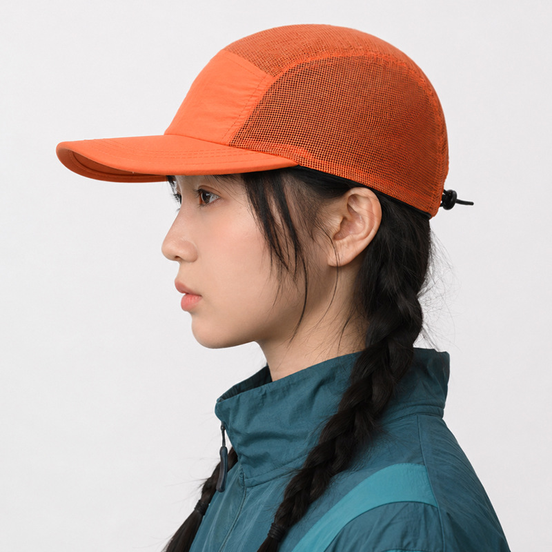 カスタムプリントロゴ入り無地野球帽 夏用メッシュ速乾軽量通気 - Outdoor Camping Logo のレビューと価格