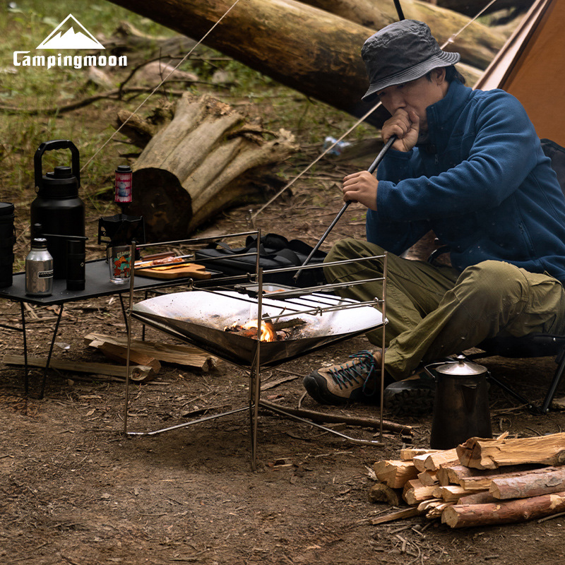 屋外用A3-Qステンレス鋼製耐熱折りたたみ式焚き火台ペタルス - Outdoor Camping Fire Pit のレビューと価格