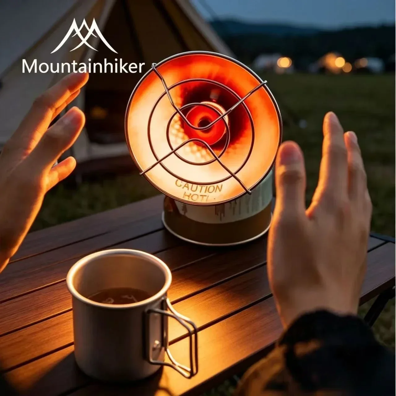 マウンテンハイカー アウトドア キャンプ ミニ ポータブル  - Outdoor Camping Gas Heater のレビューと価格