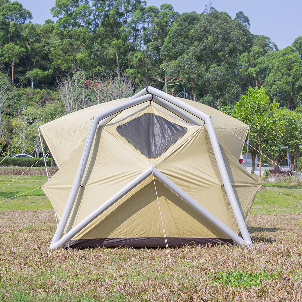 超軽量ブラックキャンプテント、クイック自動開閉式2-in-1 - Outdoor Camping Tent Waterproof のレビューと価格