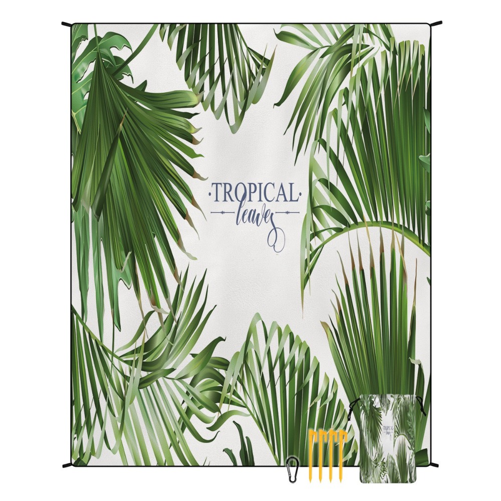 パームツリー ビーチタオル 71x86.6インチ シート ヨ - Camp Towel Microfiber のレビューと価格