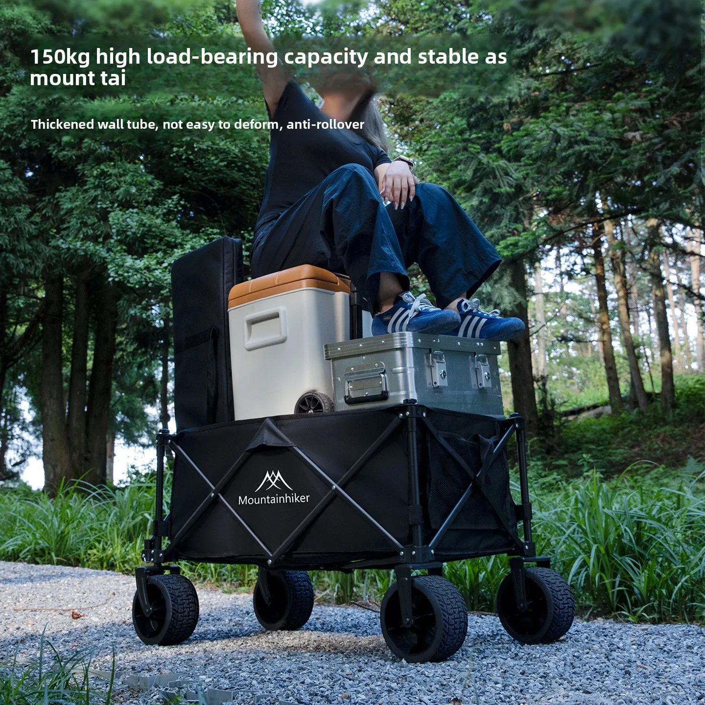 マウンテンゲストアウトドアキャンプ折りたたみ式キャンピングト - Outdoor Camping Trailer のレビューと価格