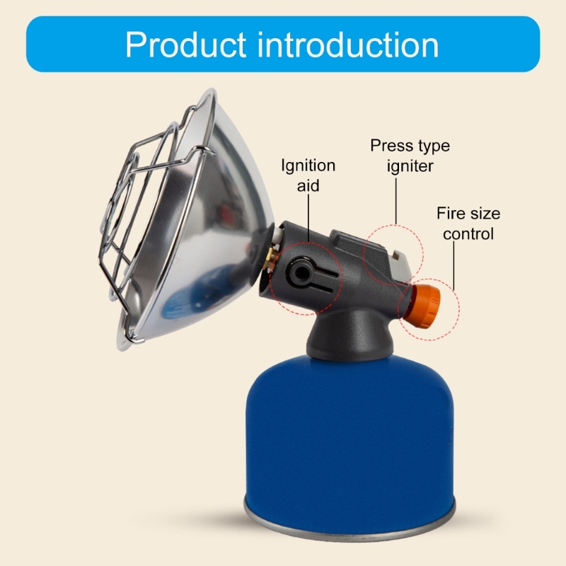 ポータブルステンレス鋼ピエゾ点火ガスヒーター,タンク,トップ - Outdoor Camping Gas Heater のレビューと価格