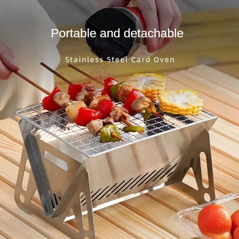 ポータブル折りたたみバーベキューグリル加熱ストーブ多機能キャ - Outdoor Camping Fire Pit のレビューと価格